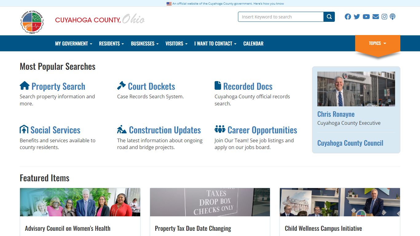 The Official Government Website of Cuyahoga County